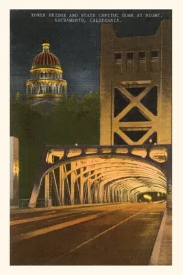 Journal d'époque Tower Bridge, Capitol, Sacramento, Californie - The Vintage Journal Tower Bridge, Capitol, Sacramento, California