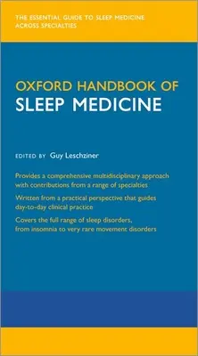 Oxford Handbook of Sleep Medicine (en anglais) - Oxford Handbook of Sleep Medicine