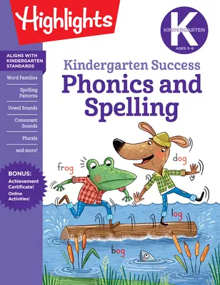 Cahier d'exercices pour l'apprentissage de la phonétique et de l'orthographe au jardin d'enfants - Kindergarten Phonics and Spelling Learning Fun Workbook