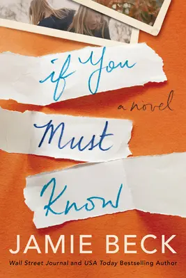 Si tu dois savoir - If You Must Know