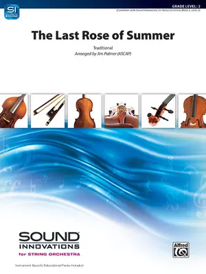 La dernière rose de l'été : Partition et parties pour chef d'orchestre - The Last Rose of Summer: Conductor Score & Parts