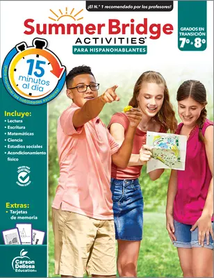 Activités d'été en espagnol 7-8, 7e - 8e années - Summer Bridge Activities Spanish 7-8, Grades 7 - 8