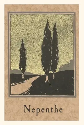 Journal d'époque Cyprès, Nepenthe, Californie - The Vintage Journal Cypresses, Nepenthe, California