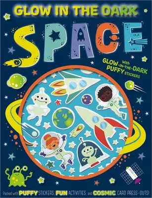 Cahier d'activités sur l'espace qui brille dans le noir - Glow in the Dark Space Activity Book