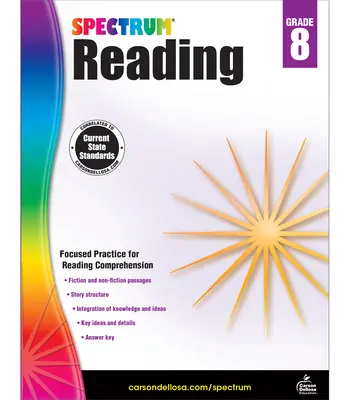 Cahier d'exercices de lecture Spectrum, 8e année - Spectrum Reading Workbook, Grade 8