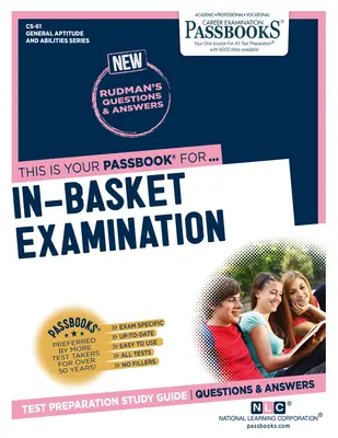 Examen de panier (Cs-61) : Passbooks Study Guidevolume 61 - In-Basket Examination (Cs-61): Passbooks Study Guidevolume 61