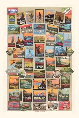 Journal Vintage Compendium d'affiches de voyage - Vintage Journal Compendium of Travel Posters