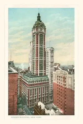 Journal d'époque Singer Building, New York - Vintage Journal Singer Building, New York City