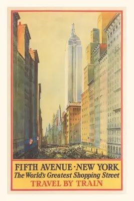 Journal d'époque Affiche de voyage pour New York - Vintage Journal Travel Poster for New York