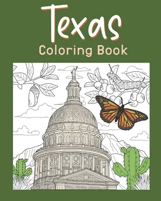 Livre à colorier Texas - Texas Coloring Book