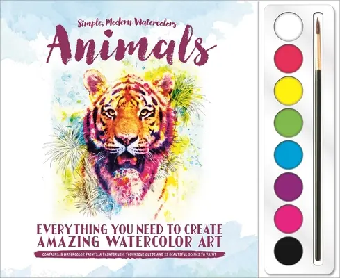 Animaux : Set de peinture aquarelle - Animals: Watercolor Paint Set