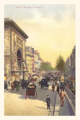 Journal d'époque Boulevard St. Denis - Vintage Journal Boulevard St. Denis