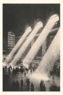 Journal d'époque Lumière dans la gare de Grand Central - Vintage Journal Light in Grand Central Station