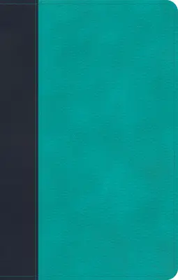 CSB Personal Size Bible, Navy/Teal Leathertouch