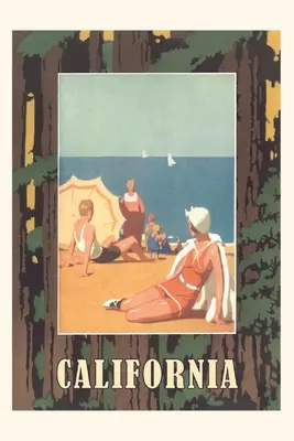 Journal d'époque Affiche de voyage en Californie - Vintage Journal California Travel Poster