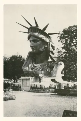 Journal d'époque Tête de la Statue de la Liberté, New York - Vintage Journal Statue of Liberty Head, New York