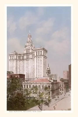 Journal d'époque Bâtiment municipal, New York - Vintage Journal Municipal Building, New York City
