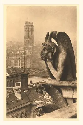 Journal d'époque Gargouilles sur Notre Dame - Vintage Journal Gargoyles on Notre Dame