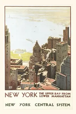 Journal d'époque Manhattan Travel Poster - Vintage Journal Manhattan Travel Poster