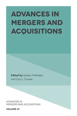 Avancées dans les fusions et acquisitions - Advances in Mergers and Acquisitions