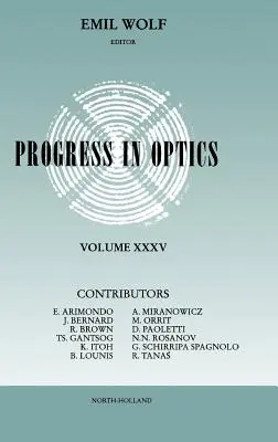 Progrès en optique : Volume 35 - Progress in Optics: Volume 35
