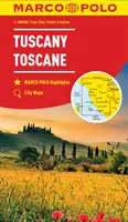 Carte Marco Polo de Toscane - Tuscany Marco Polo Map