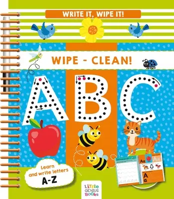 Écrivez-le, essuyez-le ! L'ABC de l'essuyage - Write It, Wipe It! Wipe-Clean ABC