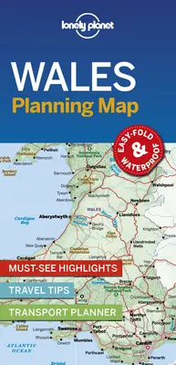 Carte de planification Lonely Planet Pays de Galles 1 - Lonely Planet Wales Planning Map 1