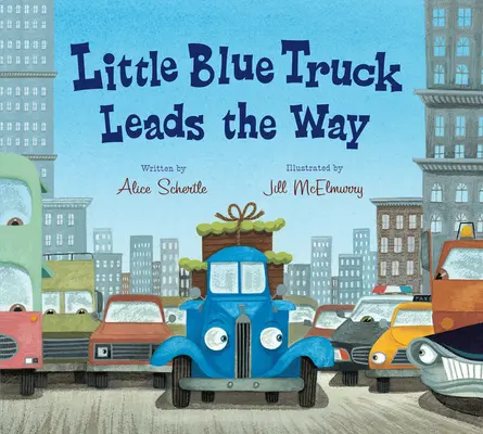 Le petit camion bleu ouvre la voie : un livre à couverture matelassée - Little Blue Truck Leads the Way Padded Board Book