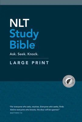 NLT Study Bible Large Print (lettre rouge, couverture rigide, index) - NLT Study Bible Large Print (Red Letter, Hardcover, Indexed)