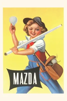 Journal d'époque, publicité pour une ampoule Mazda - Vintage Journal Mazda Light Bulb Ad