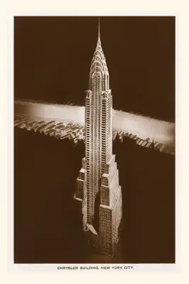Journal d'époque Chrysler Building, Manhattan - Vintage Journal Chrysler Building, Manhattan