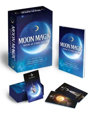 Livre et jeu de cartes de magie lunaire : Comprend un jeu de 50 cartes et un guide de 128 pages [avec cartes]. - Moon Magic Book & Card Deck: Includes a 50-Card Deck and a 128-Page Guide Book [With Cards]