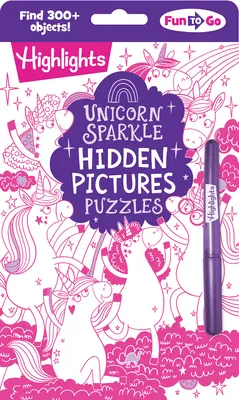 Casse-tête d'images cachées de la Licorne étincelante - Unicorn Sparkle Hidden Pictures Puzzles