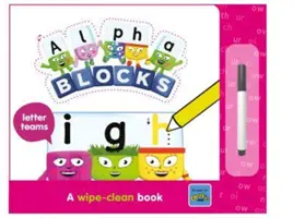 Alphablocks Letter Teams : Un livre à effacer - Alphablocks Letter Teams: A Wipe-Clean Book