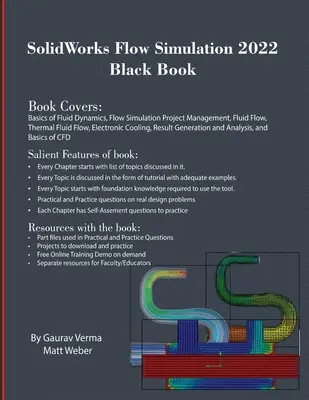 Livre noir de SolidWorks Flow Simulation 2022 - SolidWorks Flow Simulation 2022 Black Book