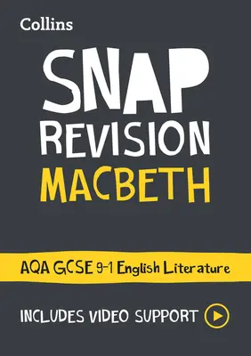 Macbeth : Aqa GCSE 9-1 English Literature Text Guide : Idéal pour l'apprentissage à domicile, les examens de 2022 et 2023 - Macbeth: Aqa GCSE 9-1 English Literature Text Guide: Ideal for Home Learning, 2022 and 2023 Exams