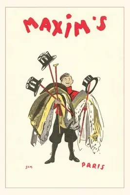 Journal d'époque Groom chez Maxim's, France - Vintage Journal Bellboy at Maxim's, France