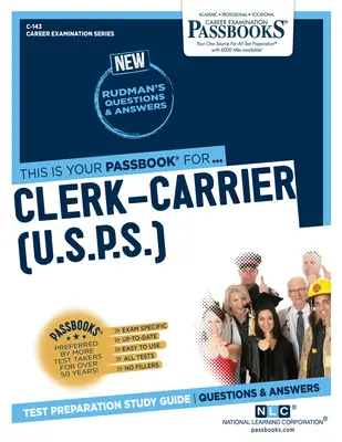 Commis-transporteur (U.S.P.S.) (C-143) : Guide d'étude des livrets - Clerk-Carrier (U.S.P.S.) (C-143): Passbooks Study Guide