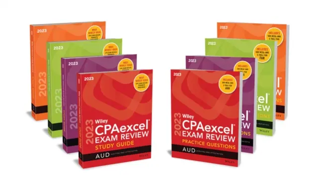 Wiley's CPA 2023 Study Guide + Question Pack : Ensemble complet - Wiley's CPA 2023 Study Guide + Question Pack: Complete Set