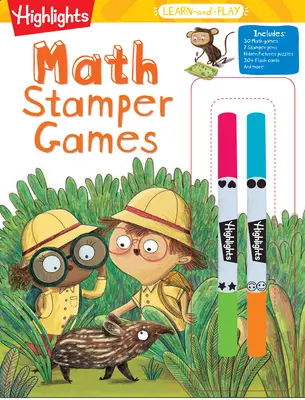 Highlights Learn-And-Play Math Stamper Games (en anglais) - Highlights Learn-And-Play Math Stamper Games