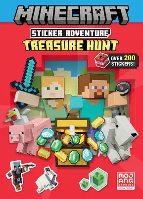 Minecraft Sticker Adventure : Chasse au trésor (Minecraft) - Minecraft Sticker Adventure: Treasure Hunt (Minecraft)