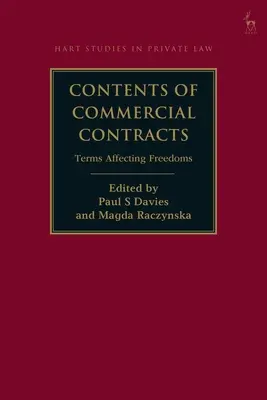 Contenu des contrats commerciaux : Conditions affectant les libertés - Contents of Commercial Contracts: Terms Affecting Freedoms