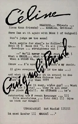 La bande à Guignol : roman - Guignol's Band: Novel