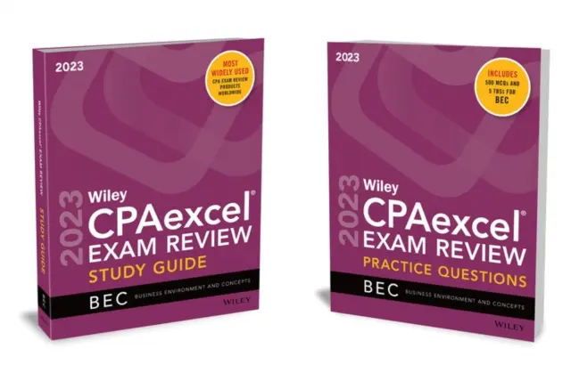 Wiley's CPA 2023 Study Guide + Question Pack : Environnement et concepts de l'entreprise - Wiley's CPA 2023 Study Guide + Question Pack: Business Environment and Concepts