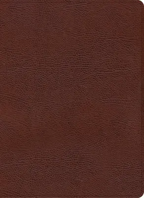 CSB Pastor's Bible, édition verset par verset, cuir collé brun - CSB Pastor's Bible, Verse-By-Verse Edition, Brown Bonded Leather