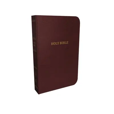 KJV, Thinline Reference Bible, Bonded Leather, Burgundy, Indexed, Red Letter Edition (en anglais) - KJV, Thinline Reference Bible, Bonded Leather, Burgundy, Indexed, Red Letter Edition