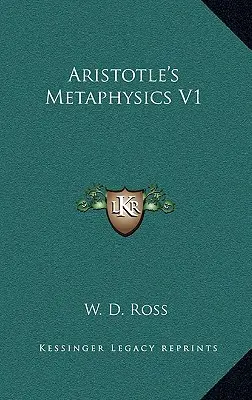 La métaphysique d'Aristote V1 - Aristotle's Metaphysics V1