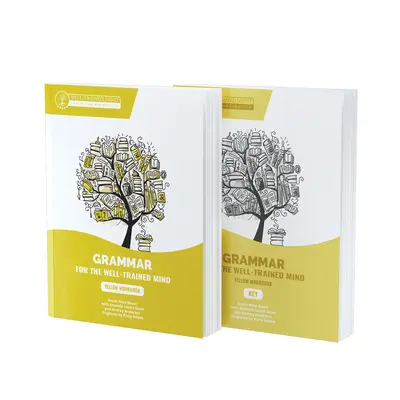 L'offre groupée jaune pour les acheteurs réguliers : Comprend la grammaire pour un esprit bien formé Cahier d'exercices et clé jaunes - Yellow Bundle for the Repeat Buyer: Includes Grammar for the Well-Trained Mind Yellow Workbook and Key