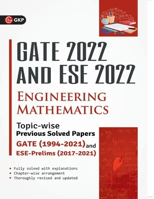 GATE 2022 & ESE Prelim 2022 - Engineering Mathematics - Topic-wise Previous Solved Papers (en anglais) - GATE 2022 & ESE Prelim 2022 - Engineering Mathematics - Topic-wise Previous Solved Papers